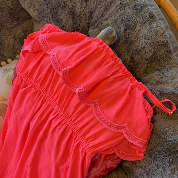 Lilly Pulitzer Adia Neon Pink Maxi Dress NWT - Picture 6 of 6